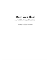 Row Row Row Your Boat SATB choral sheet music cover